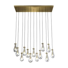 Strozzi Symphony 13 Light 54" Rectangular Chandelier