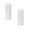 Simplux LED Dripping Candle w/Moving Flame (Set of 2)  3"D x 9"H