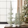 Frosted Pine Trees (Set of 3) 12"-24.5"H Plastic