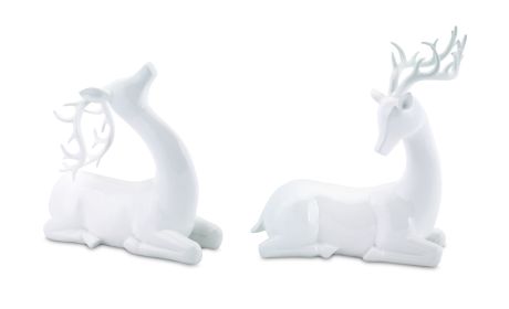 Modern Deer (Set of 2)10"H,13.5"H Polystone