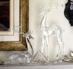 Deer Figurines (Set of 2) 10.75"H,17.75"H Acrylic