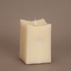 Simplux Squared Candle w/Moving Flame (Set of 2) 3.5"SQ x 5"H