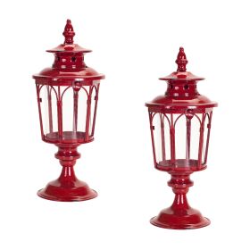 Lantern (Set of 2) 17"H Metal