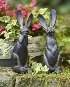 Rabbit (Set of 2) 11.5"H Resin