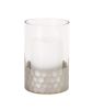 Candle Holder  (Set of 2) 4"Dx6"H Glass