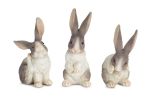 Rabbit (Set of 6) 6.5"H Resin