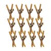 Ski and Boot Ornament (Set of 12) 9"H Wood