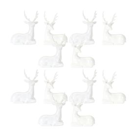 Deer (Set of 12) 6"H Resin