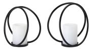 Candle Holder (Set of 4) 7.5"H, 8.5"H Metal