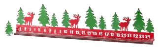 Christmas Countdown 23.5"L x 5.5"H (Set of 2) Metal