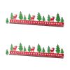 Christmas Countdown 23.5"L x 5.5"H (Set of 2) Metal