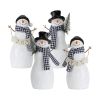 Snowman (Set of 4) 8.5"H Resin