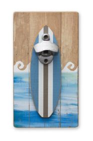 Surfboard Bottle Opener 6"L x 11"H MDF