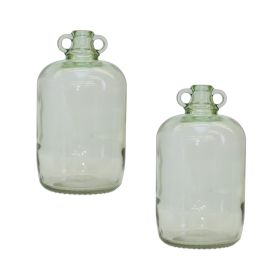 Jug (Set of 2) 12.25"H Glass