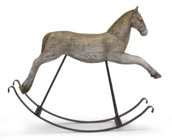 Horse Rocker 22.25"L x 19.25"H Resin