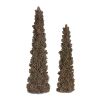 Pine Cone Tree (Set of 2) 15"H, 19"H Resin