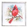 Cardinal and Pine Frame (Set of 2) 14"SQ MDF/Iron