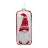 Gnome Ornament (Set of 12) 6.25"H Glass