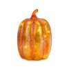 LED Pumpkin (Set of 4) 6.25"H, 7.75"H, 7.75"H, 9.25"H Glass 6 Hr Timer 3 AAA Batteries Not Included