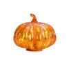 LED Pumpkin (Set of 4) 6.25"H, 7.75"H, 7.75"H, 9.25"H Glass 6 Hr Timer 3 AAA Batteries Not Included