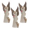 Angel w/Deer (Set of 2) 16.5"H Resin