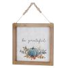 Pumpkin Frame (Set of 2) 11.75"SQ MDF/Paper