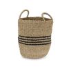 Basket (Set of 2) 13"D x 14"H, 13.5"D x 15"H Seagrass