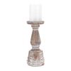 Candle Holder (Set of 3) 7.25"H, 10"H, 12.25"H Resin