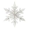 Snowflake Ornament (Set of 6) 17.5"H Wood