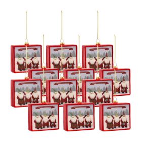 Gnome Ornament (Set of 12) 3.75"H Glass