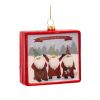 Gnome Ornament (Set of 12) 3.75"H Glass