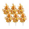 Fall Gingko Leaf Spray (Set of 6) 39.25"H Fabric