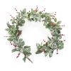 Mistletoe Garland w/Berries (Set of 2) 5'L Fabric