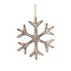 Snowflake Ornament (Set of 12) 7"H, 9.25"H MDF