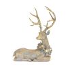 Deer w/LED Light (Set of 2) 21"H, 21.75"H Resin