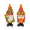 Fall Gnome (Set of 4) 6"H Resin