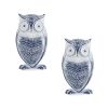 Owl (Set of 2) 7"H Resin