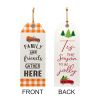 Tis The Season and Friends & Family Tag (Reversable) 9.45"L x 23.62"H MDF