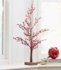 LED and Berry Tree 38"H Paper/Foam 3AA Batteries Not Included 6 Hr Timer