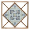 Wall Tile (Set of 2) 14.25"SQ MDF/Metal