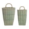 Basket (Set of 2) 11.75"H, 13"H Wicker