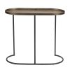 Accent Table (Set of 2) 16"L x 8.75"W x 17.75"H, 24"L x 12"W x 20.75"H Iron