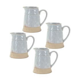 Pitcher (Set of 4) 5.25"L x 5"H Porcelain