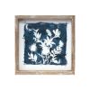 Framed Floral Print (Set of 6) 8"SQ MDF