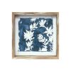 Framed Floral Print (Set of 6) 8"SQ MDF