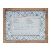 Framed Recipe Card (Set of 4) 13.5"L x 10.25"H MDF/Wood