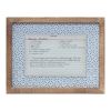 Framed Recipe Card (Set of 4) 13.5"L x 10.25"H MDF/Wood