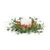 Foliage and Berry Candle Ring (Set of 4) 22"D Polyester (Fits a 6" Candle)