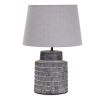 Table Lamp 21"H Terra Cotta/Linen