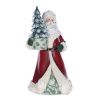 Santa (Set of 2) 13.5"H Resin